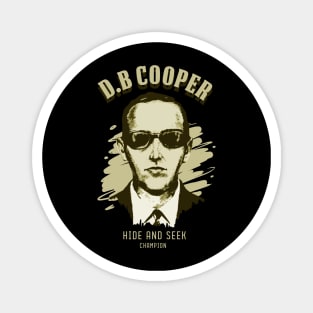 db cooper hide and seek Magnet